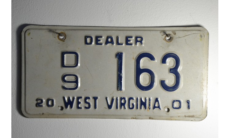Virginia license plate year 1990
