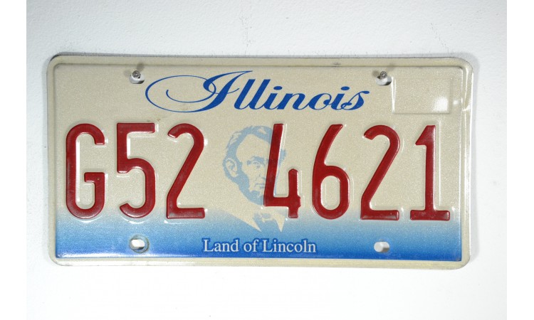 Plaque d'immatriculation Illinois