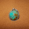 Old pawn turquoise navajo ring