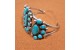 Ancien bracelet Navajo turquoises