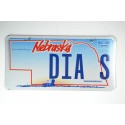 Nebraska license plate