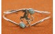 Turquoise and horse bracelet