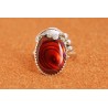 Red abalone ring