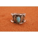 Native american turquoise ring size 7,5