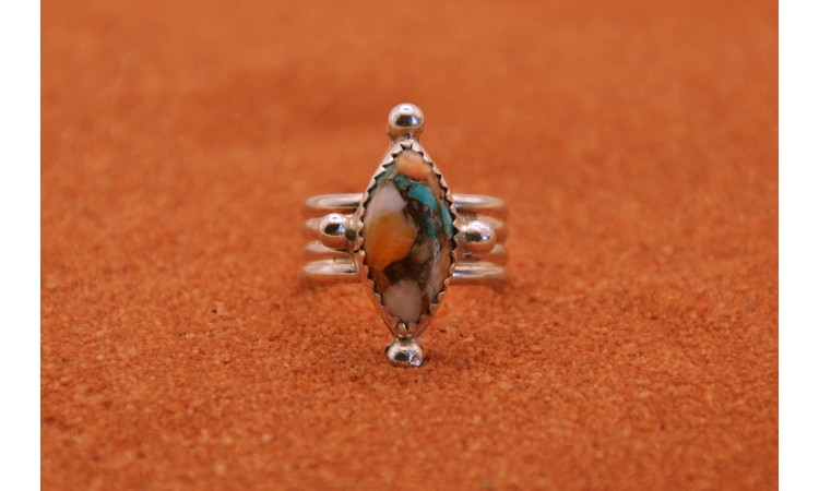 Bague turquoise mojave