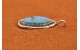 Sleeping beauty turquoise pendant