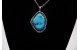 Sleeping beauty turquoise pendant