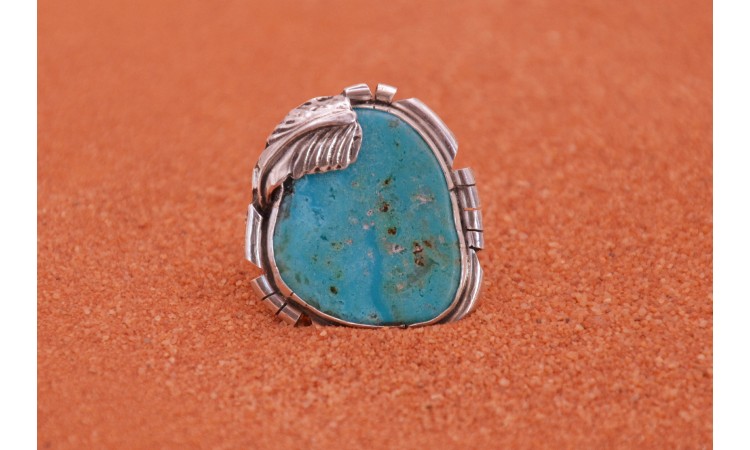 Kingman turquoise ring