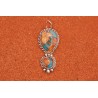 Pendentif turquoise oyster copper