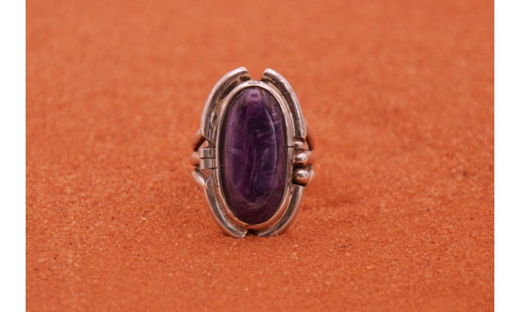 Bague charoïte taille 57