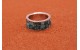 Bague inlay turquoise taille 66