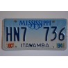 2008 Mississippi license plate