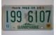 New-York state license plate
