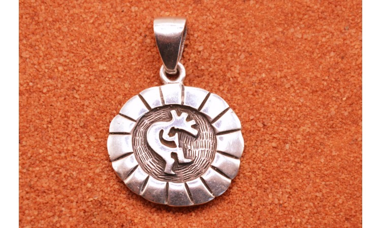 Kokopelli Navajo pendant
