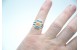 Bague turquoise et spiny oyster Taille 53