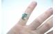 Turquoise and Spiny Oyster Ring size 5 1/2