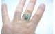 Turquoise and Spiny Oyster Ring size 10 1/4