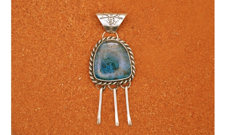 Pendentif azurite