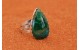 Malachite chrysocolle ring size 7