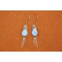 Boucles d'oreilles larimar