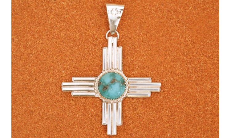 Pendentif turquoise Zia