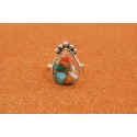 Bague turquoise oyster copper