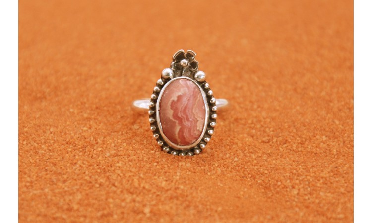 Rhodochrosite Ring