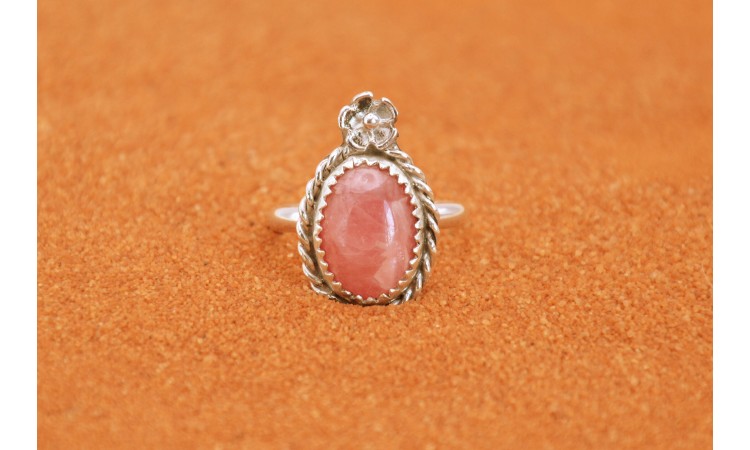 Bague rhodochrosite