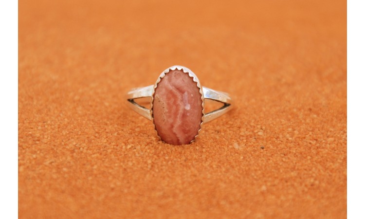 Bague rhodochrosite