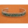 Bracelet turquoise inlay
