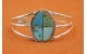 Bracelet turquoise inlay