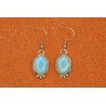 Boucles d'oreilles turquoise Mojave