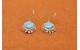 Boucles d'oreilles turquoise Mojave