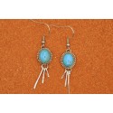 Boucles d'oreilles turquoises