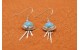 Boucles d'oreilles turquoises