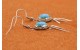 Boucles d'oreilles turquoises