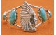 Indian head and turquoise Bracelet