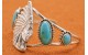 Indian head and turquoise Bracelet