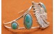 Indian head and turquoise Bracelet