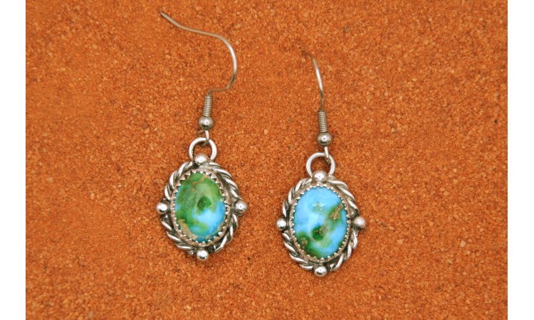 Boucles d'oreilles turquoises Sonora