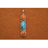 Pendentif turquoise Sonora et Spiny Oyster