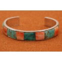 Bracelet turquoise Kingman et Spiny Oyster