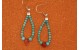 Boucles d'oreilles turquoise et corail