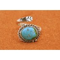 Bague ajustable turquoise Sierra Bella