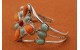 Turquoise spiny oyster and coral Bracelet