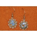 Boucles d'oreilles turquoises Golden Hill