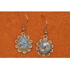 Boucles d'oreilles turquoises Golden Hill