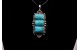 Kingman turquoise pendant