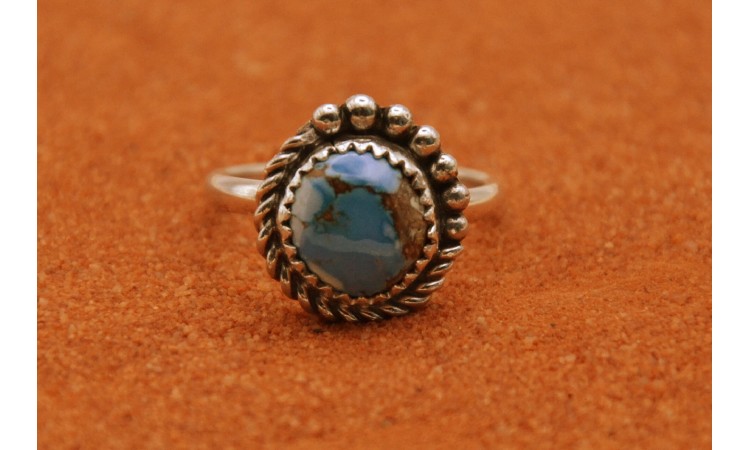 Bague turquoise Golden Hill