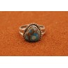 Bague turquoise Golden Hill